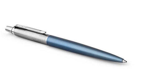 Parker Jotter kuglepen | vandloo blå | medium spids med blåt blæk | gaveindpakning