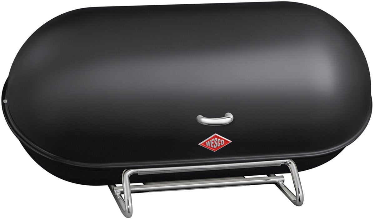 Wesco breadboy brødbeholder | 12 liter | metal - mat sort | brødopbevaringsboks - designet i Tyskland