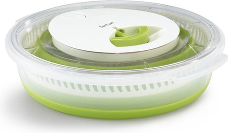 Tefal foldbar salatsnurre - 4l - 28 cm - kompakt - nem at rengøre