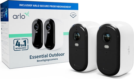 Arlo Essential HD trådløst udendørs sikkerhedskamera - 2 IP-kameraer