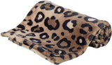Trixie hundetæppe leo blødt plys brunt leopardprint