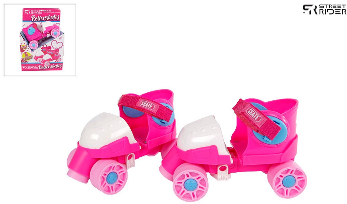 Street Rider Junior Roller Skating Pink, størrelse 24-30