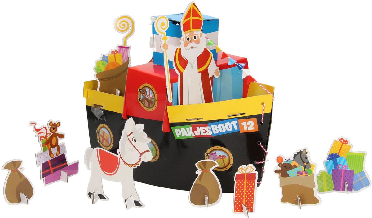 Grafix Sinterklaas håndværkssæt - lav din egen dampbåd