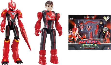 Dino-stjerne - 2 figurer i 1 - transformer dine robotter - 22 cm - lucio