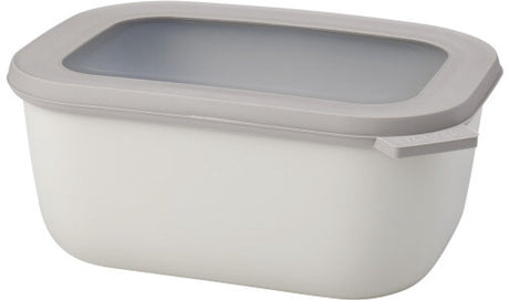 Mepal - multikom cirqula vershouddoos - 1500 ml - rechthoekig - nordic white