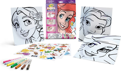 Crayola - pops - hobbypakke - 3d-aktiviteter for børn - disney prinsesse-tema