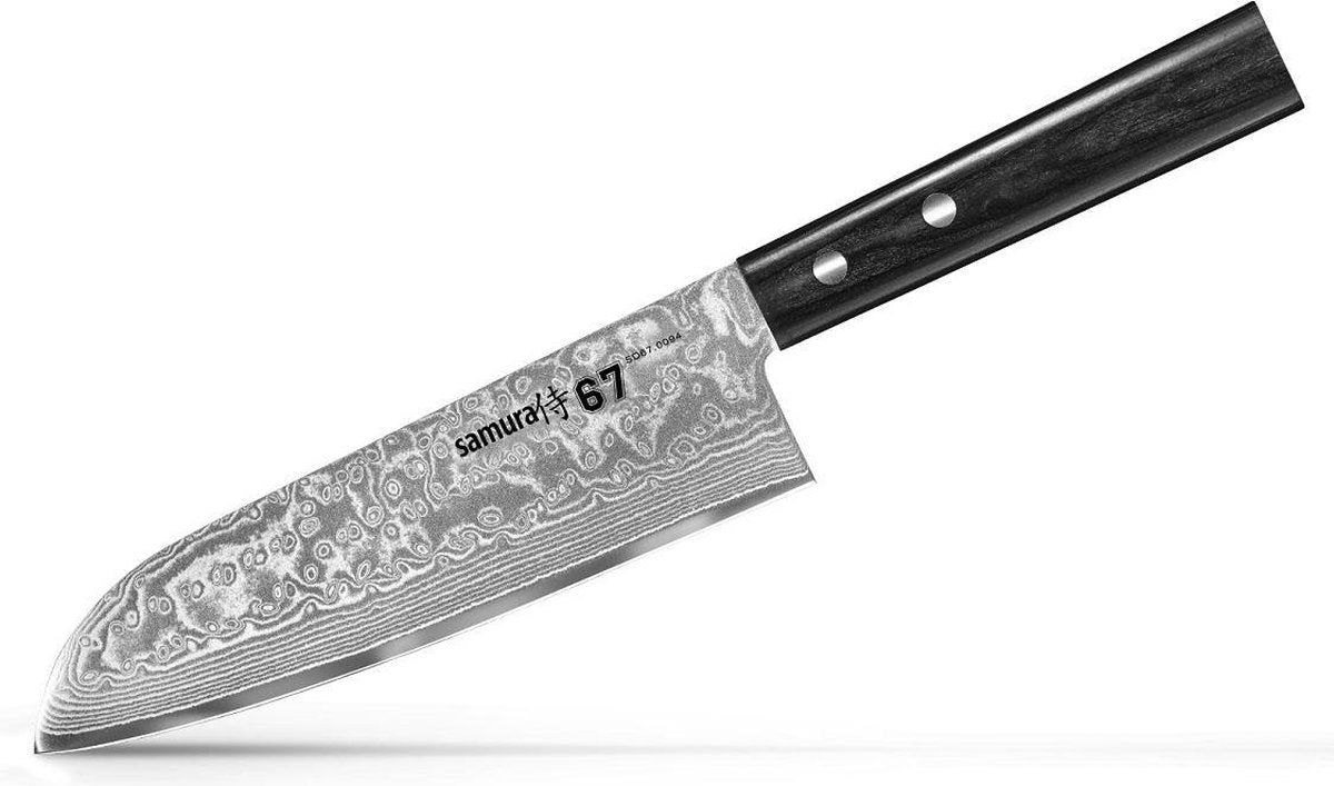 Samura damaskus 67 santoku kniv 17,5 cm