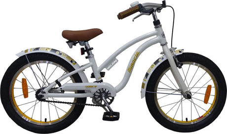 Volare Miracle Cruiser Children's Bicycle - Girls - 18 Inch - White - Prime Collection