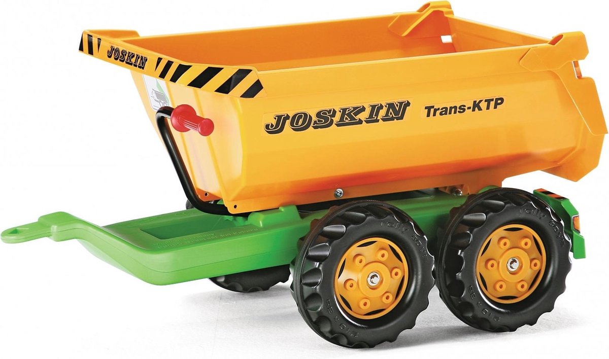 Rolly toys joskin trailer - halfpipe trailer til 3+ år - 89x43x44 cm