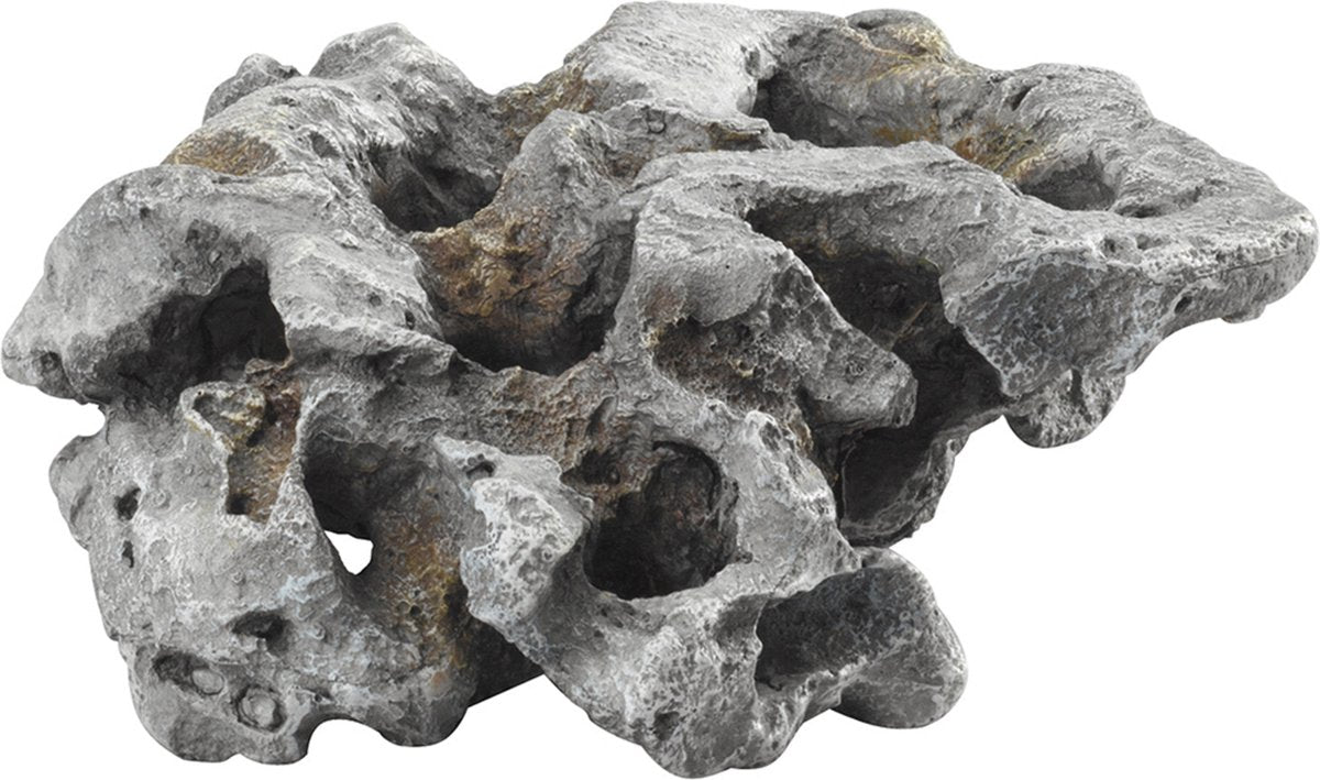 Aqua della akvarium dekoration combo lava - grå - 29,5 x 26 x 9 cm