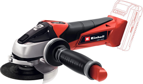 Einhell akku vinkelsliber te-ag 18 115 li solo + tilbehør - power