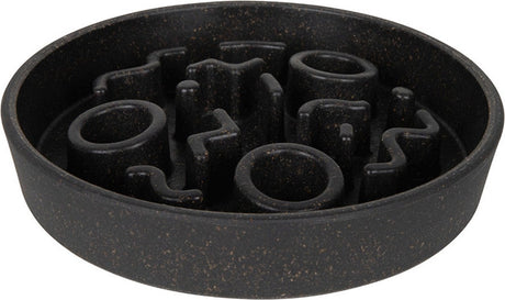 District 70 bamboo slow feeder - donkergrijs