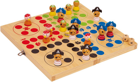 Lille fod - ludo piratø af træ