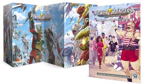 Renegade game studios power rangers: rpg - glutton for punishment adventure game master screen - rollespil - Engelsk -