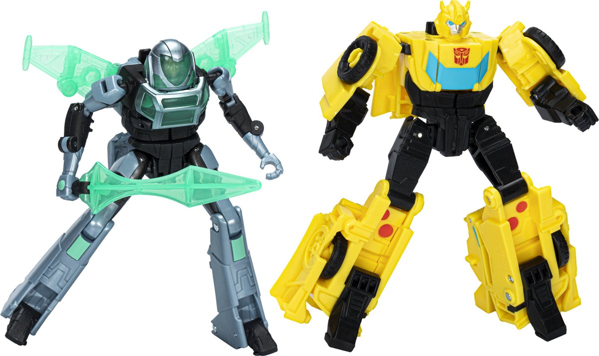 Transformers Earthspark Cyber Combiner Bumblebee Mo Malto - actionfigur