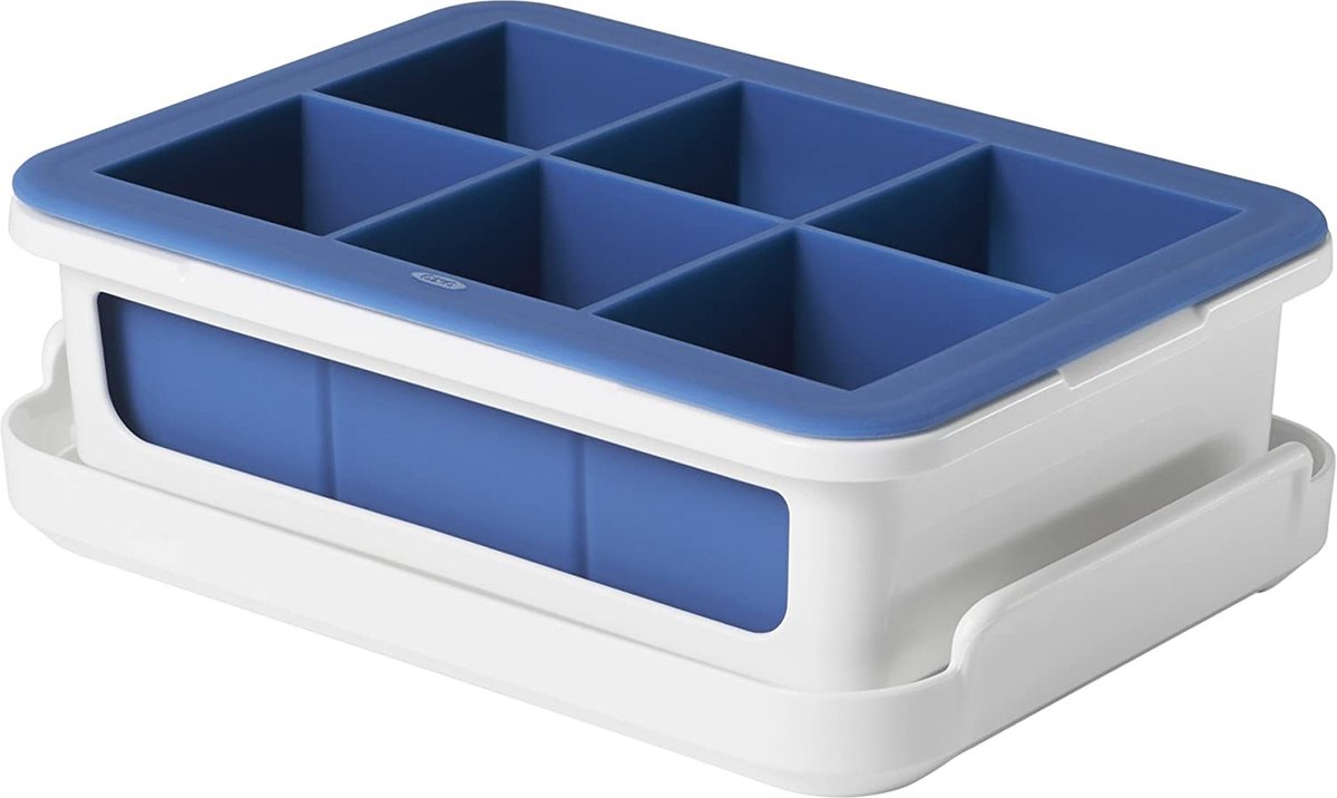 Oxo - isterningbakke - to lag - store terninger
