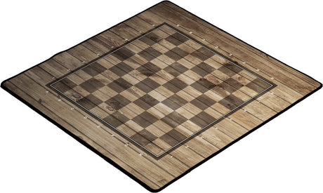 Geronimo spil offline - spillemåtte: skaktræ - 40x40 cm - polyester