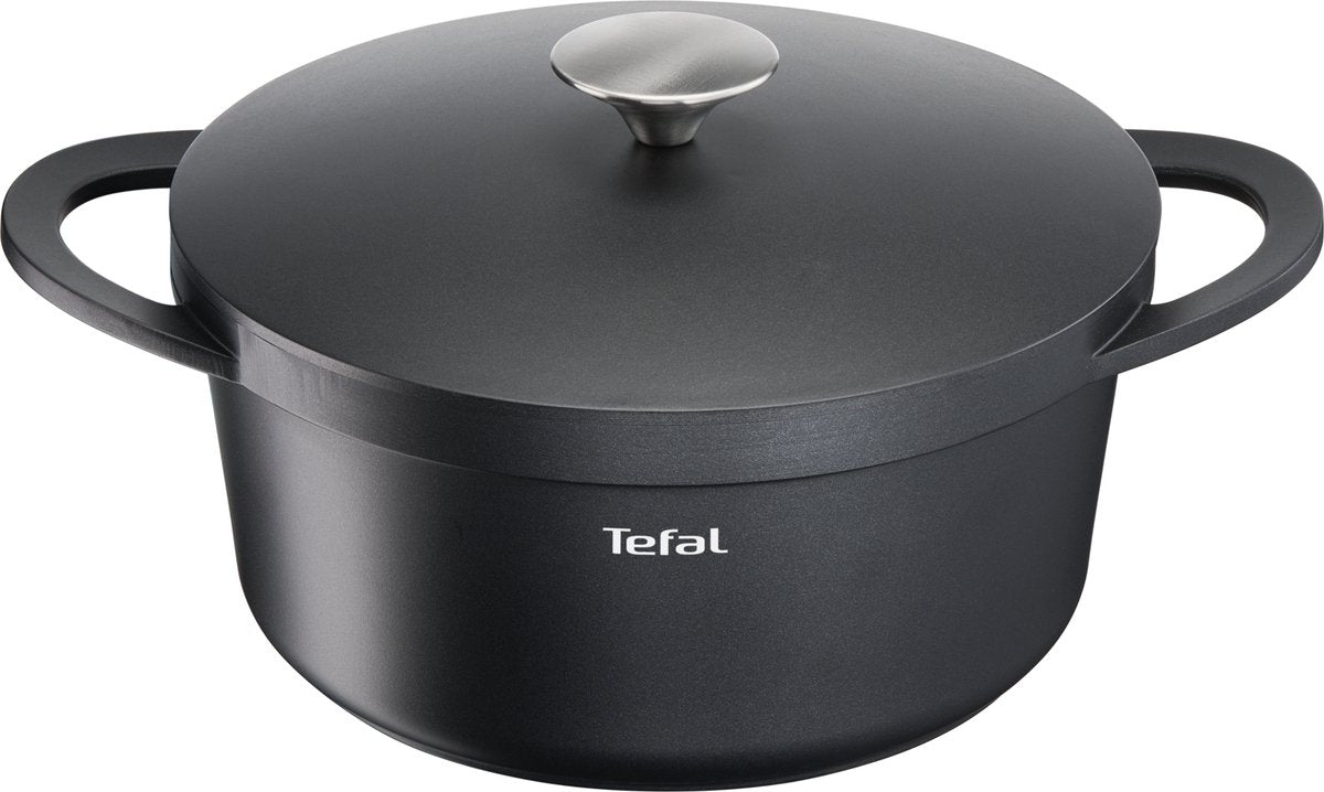 Tefal trattoria - stegepande - ø24 cm - støbejern - velegnet til induktion
