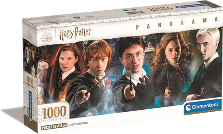 Clementoni - puslespil - 1000 brikker - harry potter panorama