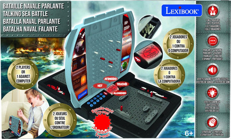 Lexibook oplyst talende elektronisk slagskib - 1 til 2 spillere (fr en es pt)