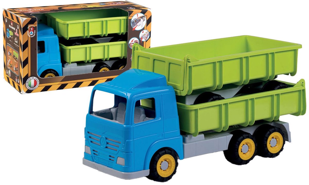 Anroni Tilt Truck Double Load med bløde hjul