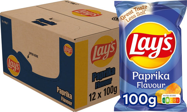 Lay's lays chips paprika (12x 100 gr)