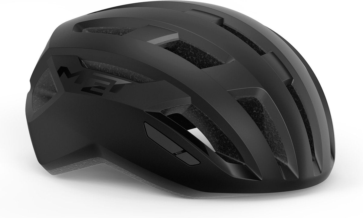 Med vinci mips cykelhjelm mænd kvinder – cykelhjelm racercykel voksne – trekking – str. s (52-56cm) – sort mat (sort)