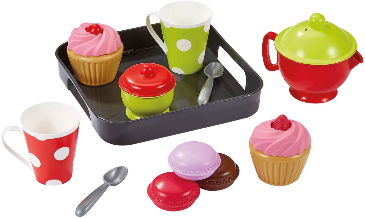 Écoiffier ecoiffier 100% kokke cupcakes på bakke legesæt - 12 stk.