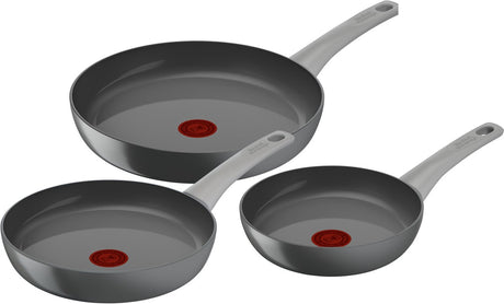 Tefal forny på - stegepandesæt - ø20 ø24 ø28 cm - pfas-fri - keramik - velegnet til induktion