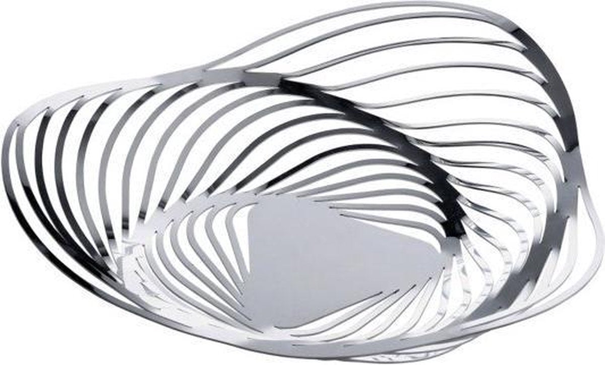 Alessi trinity kurv rustfrit stål 33cm