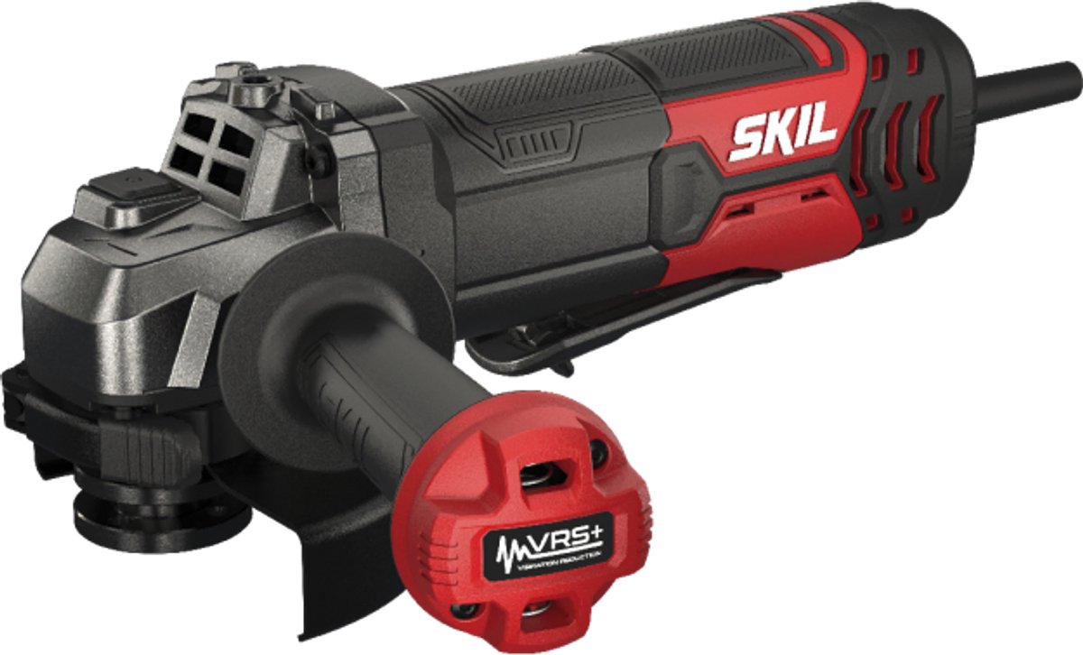 Skil 9132 ab haakse slijper – 850w – 125 mm schijfdiameter – netstroom – antivibratie zijhandgreep – incl. clic beschermkap sleutel