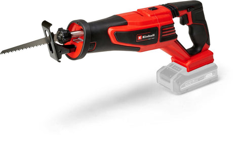 Einhell akku stempelsav tp-ap 18 28 li bl solo - power x-change - 18 v li-ion - 0-2.600 t min - slaghøjde: 22 mm - max. skæredybde (træ plast metal): 200 20 12 mm - inkl. 1x savklinge til træ - ekskl. batteri og oplader