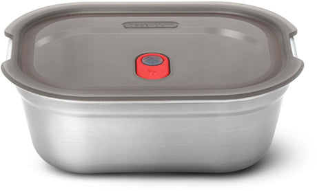 Sort blum sort+blum stål madkasse lille - tilberedning af måltider - 173x127x65mm - grå rød