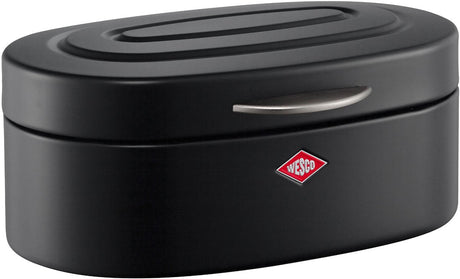 Wesco single elly brødspand | 8,5 liter | metal - mat sort | opbevaringsboks til brød