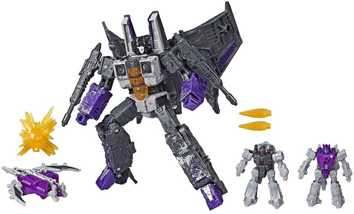 Hasbro Transformers WFC: Siege Skywarp Phantom Strike Squadron 4 Pack