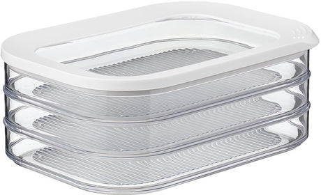 Mepal modula kødkasse - 550 ml 3-lags - friskmadskasse - hvid