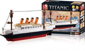 Sluban titanic byggelegetøj til børn fra 6 år - byggelegetøjsmodelbygning - byggekasse med 194 byggeklodser - m38-b0576