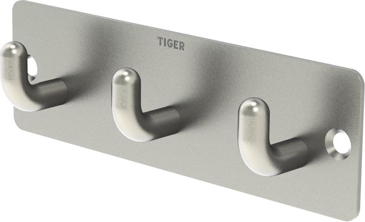 Tigerstativ pinky - håndklædekrog - børstet rustfrit stål