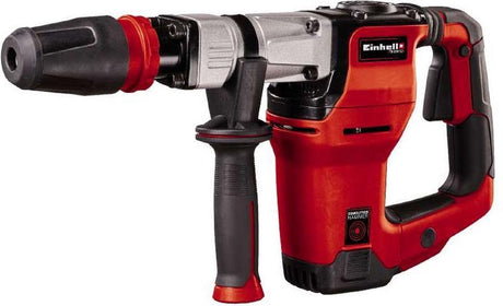 Einhell elektrisk nedrivningshammer te-dh 12 - 1050 w - 12 år - sds-max - inkl. spids og flad mejsel - inkl. transport- og opbevaringskuffert