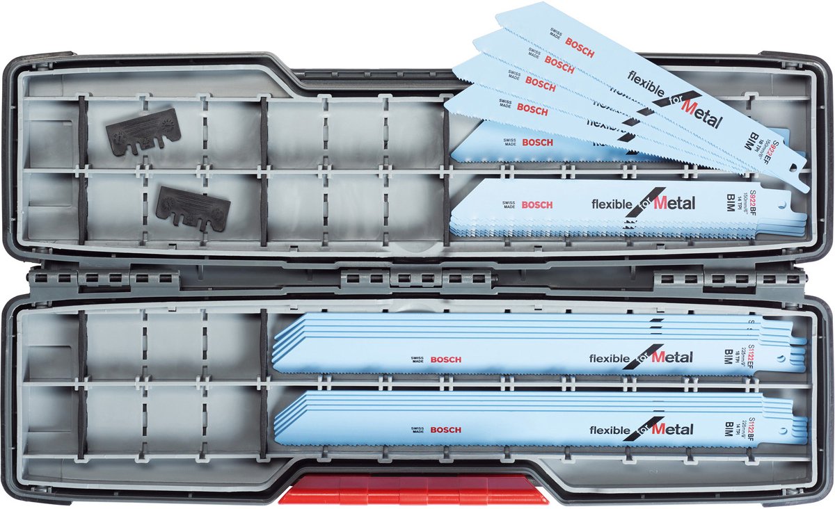 Bosch kiste 20 lames de scie sabre à métaux