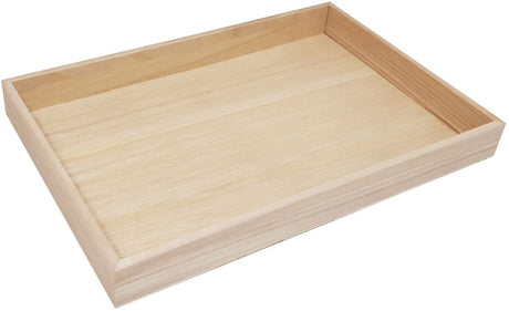 Playwood træramme lige 30,6x20,5x3,2cm 30,6x20,5x3,2cm paulownia (05-24)
