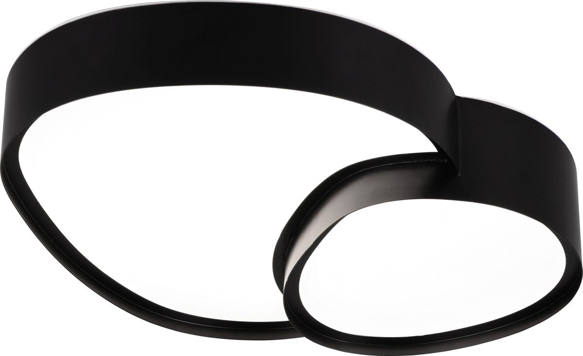 Trio rise - loftslampe - sort mat - inkl. 1x SMD 21w - integreret lysdæmper - hukommelsesfunktion - lysfarve justerbar