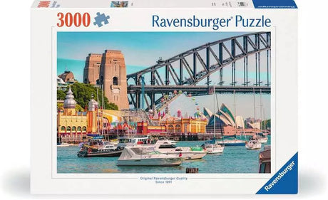 Ravensburger puslespil hemmelige sydney 3000 brikker voksne landskab.