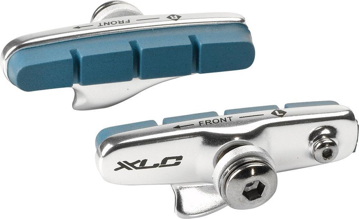 XLC BS-R02 bremseklodser - Shimano - sæt med 4 dele - 55 mm - sølvblå
