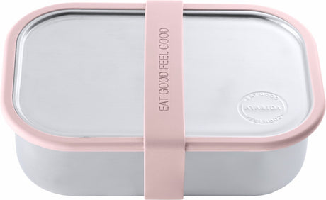 Aya ida aya ida - madpakke - opbevaringsboks - take away - brød - 1000ml - blød rose