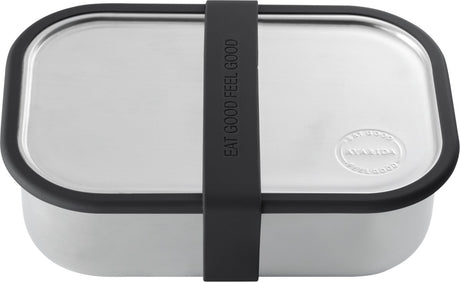 Aya ida aya ida - madpakke - opbevaringsboks - tag med dig - brød - 1000ml - mat sort