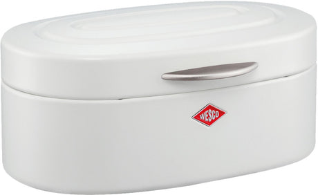 Wesco single elly brødspand | 8,5 liter | metal - mat hvid | opbevaringsboks til brød