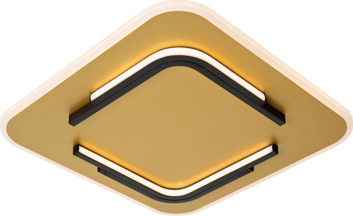 Lucide andreas - loftslampe (loftslampe) - led - 1x30w 2700k - mat guld messing