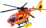 Dickie legetøj - ambulancehelikopter - hospitalshelikopter - lys og lyd - roterende propel - fra 3 år