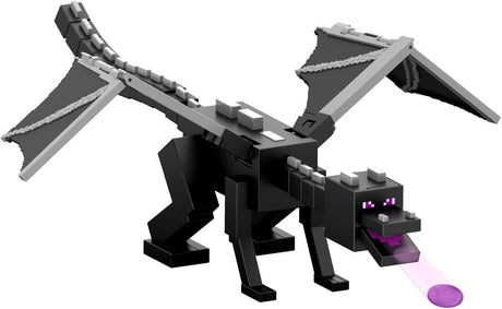 Mattel minecraft-angreb med drageånd af ender-drage-actionfiguren med 10 diske
